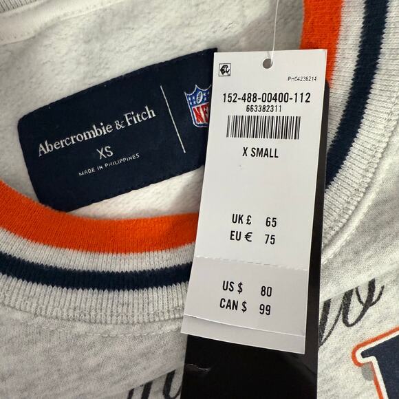 The A&F NFL Chicago Bears Sunday Crew, light heather gray - bears, XS - Picture 3 of 4